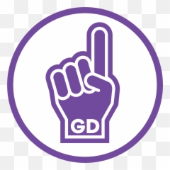 Circle Hand Game Png - Number 1 Sign