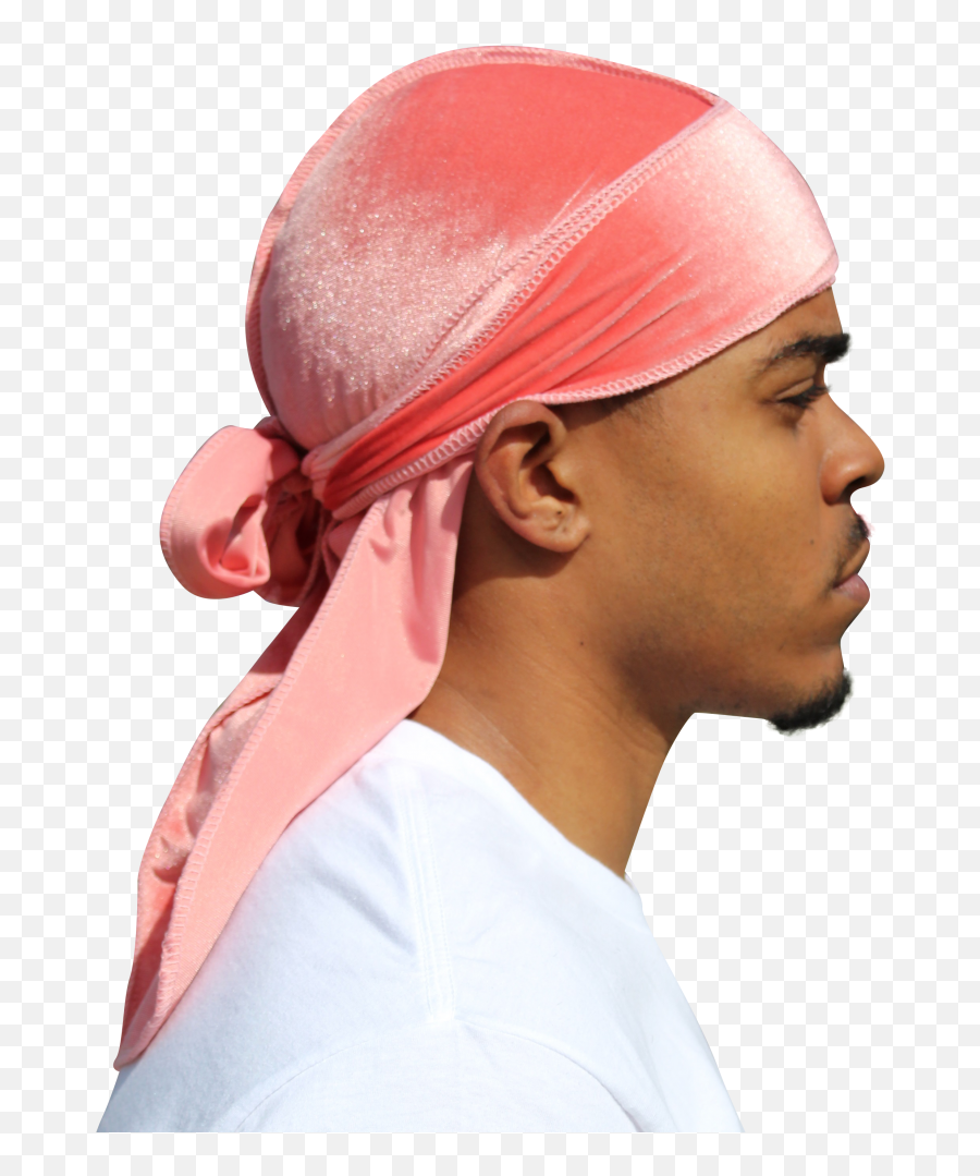 Coral Superior Velvet Durag - Red Silky Durag Png,Durag Png