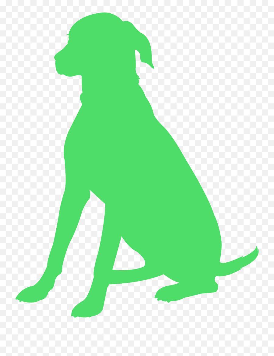 Sitting Dog Silhouette - Free Vector Silhouettes Creazilla Vector Dog Silhouette Png,Dog Sitting Png
