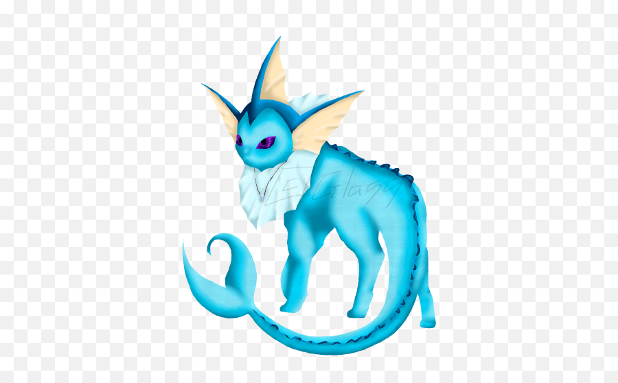 Aysu The Vaporeonshipwreck Orre - Mythical Creature Png,Vaporeon Transparent