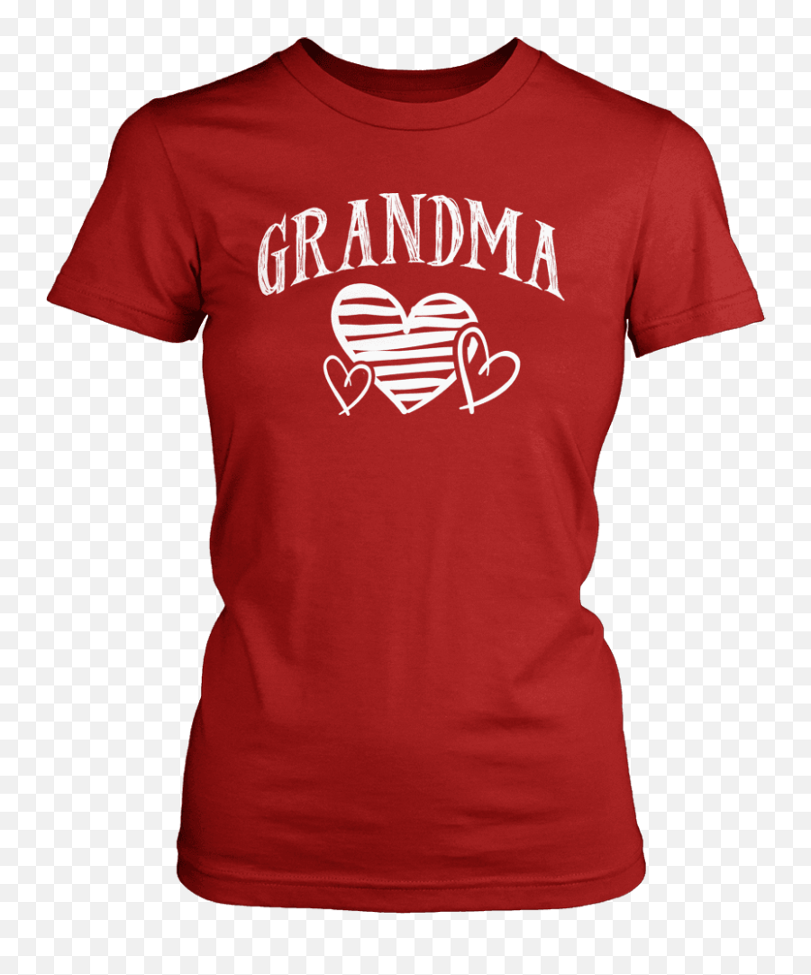 Grandparent T - Shirt Design Grandma Heart Grandma Shirts Unisex Png,Grandma Transparent