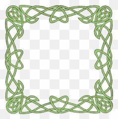 Stock Vector - Transparent Background Celtic Border png