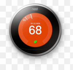 Nest Thermostat Png 5 Image - Nest 3rd Generation Vs 2nd,Nest Png