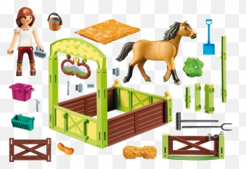 Lucky Spirit With Horse Stall - Playmobil Spirit 9478 Png,Icon Lucky 7
