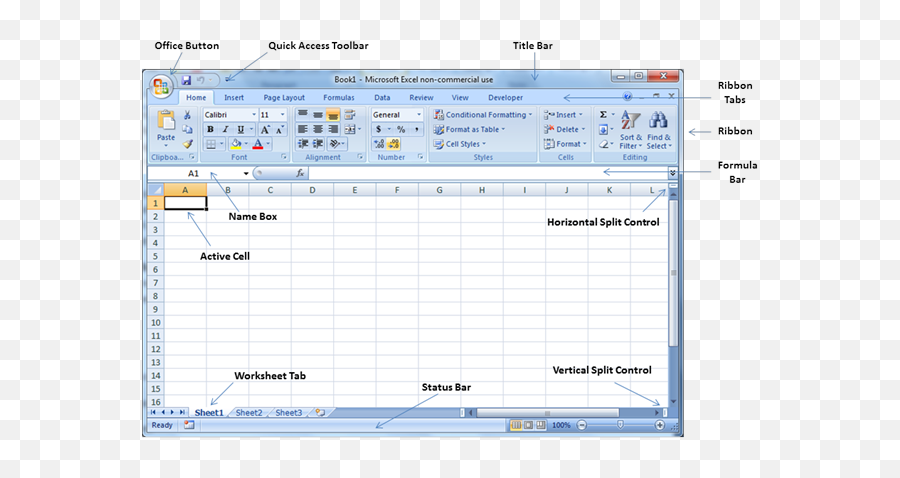 Excel User Interface Real Statistics Using - Vertical Png,Office 2007 Icon