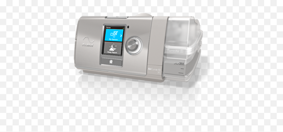 Resmed Airsense 10 Autoset Cpap Respiratory Therapy - Aircurve 10 St Png,Fisher And Paykel Icon Auto Cpap Machine With Humidifier