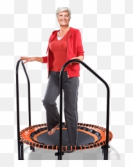 Best Mini Trampoline Exercises For Seniors Thefitnessgocom - Exercise Trampoline For Adults png