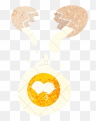 Cartoon Cracked Egg Icon Art - Icons by Canva Illustration png