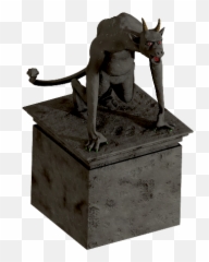 Gargoyle - Bronze Sculpture Png,Gargoyle Png