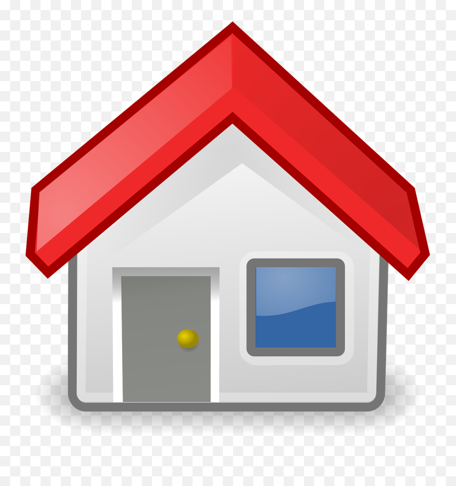 Home Flat Icon Png - Clip Art Library Clip Art House Symbol,Flat Home Icon