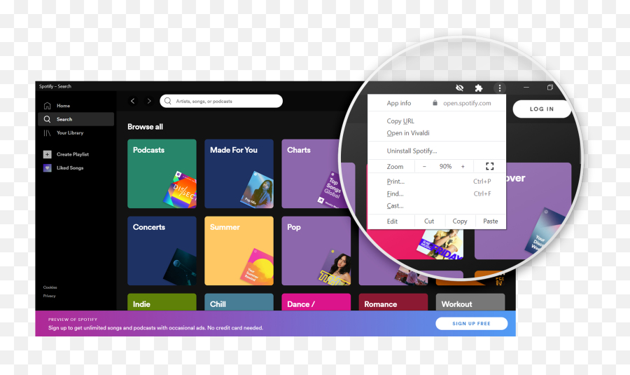 Progressive Web Apps Vivaldi Browser Help - Vertical Png,How To Make An Icon On Desktop For A Website