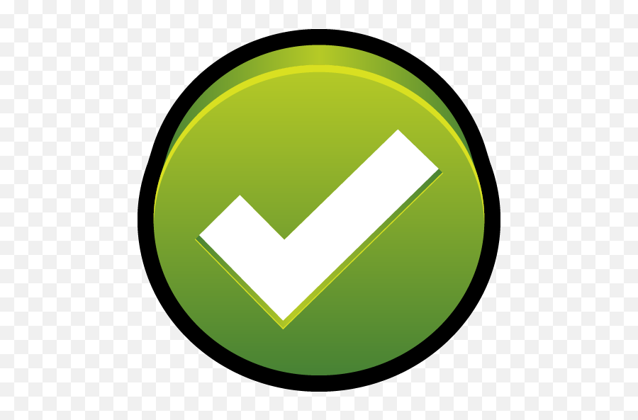 Normal Ok Check Go Verified Icon - Update Button Png,Button Icon Check