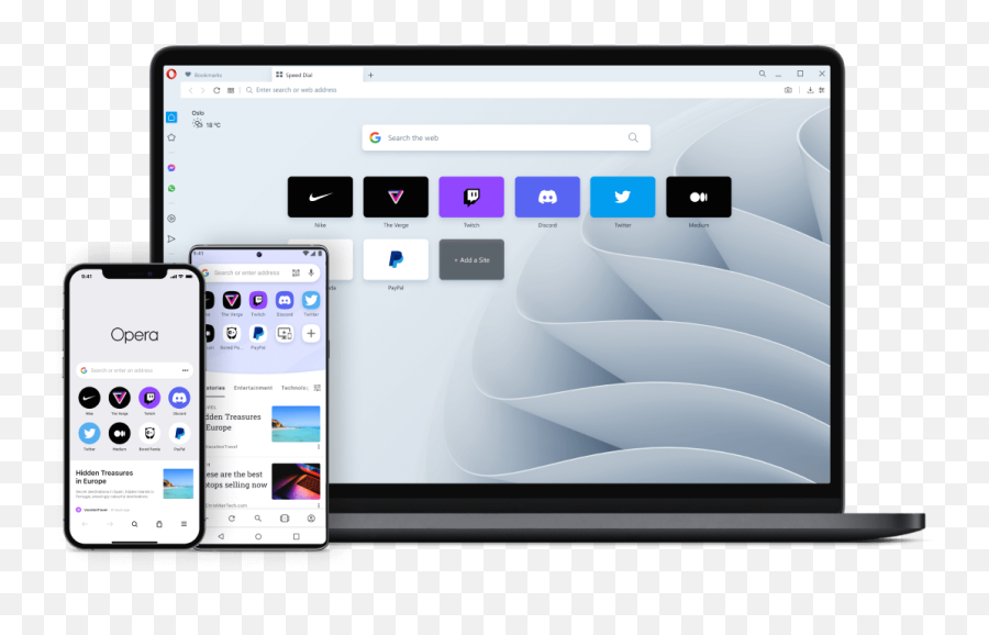 Browsers For Every Device Opera Web - Opera Navigateur Png,Windows Mobile Phone Icon