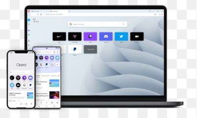 Browsers For Every Device Opera Web - Navigateur png