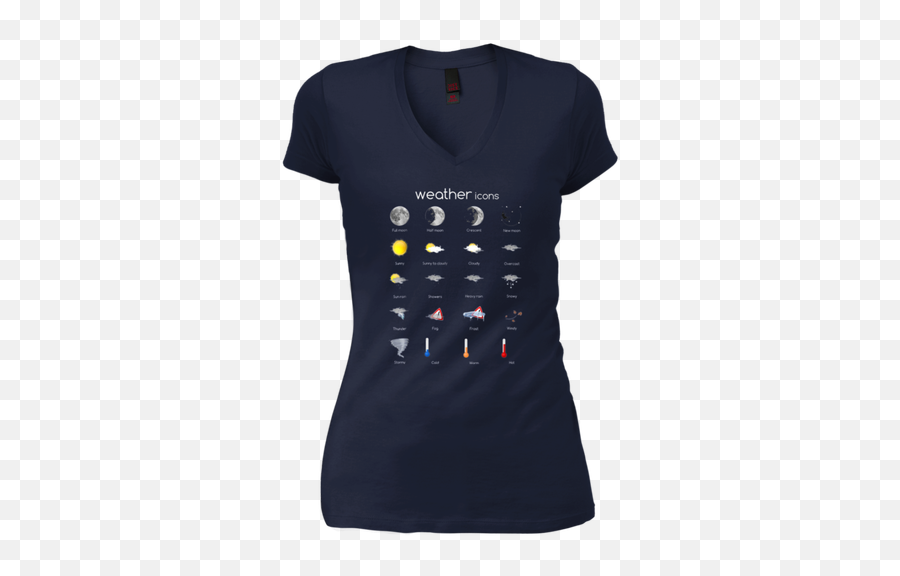 Ultimate Weather Icon Set Moon Sun Cloud Rain T - Shirt Ducgshop Short Sleeve Png,Weather Icon Sets
