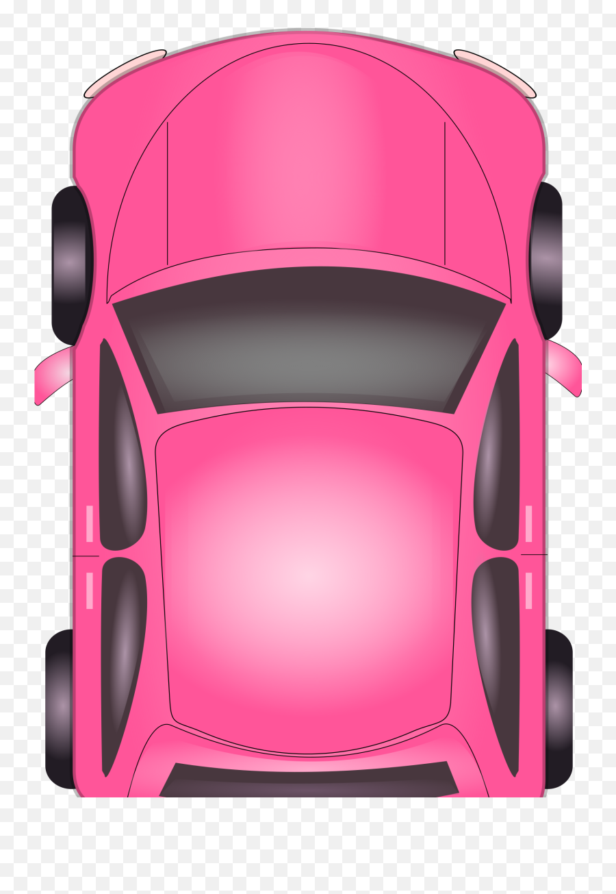 Download Free Png Pink Car - Car Clipart Top View,Pink Car Png