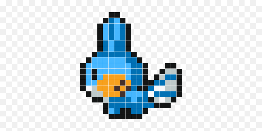 Mudkip - Wall Decals Stickaz Mudkip Pixel Art Png,Mudkip Png