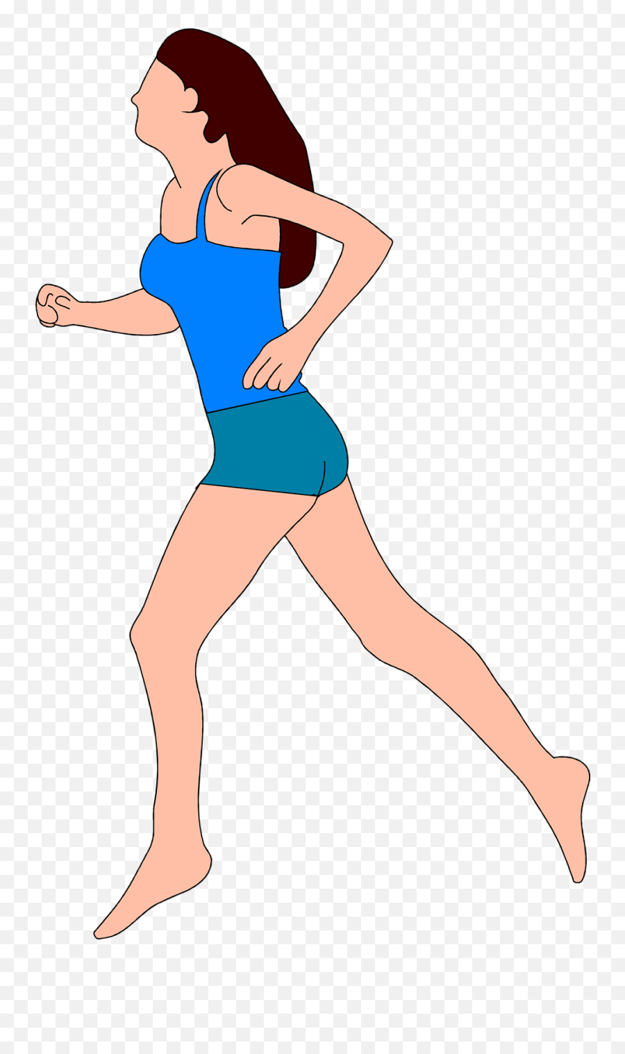 Running Girl Cliparts - Woman Running Away Clipart Full Running Woman  Clipart Gif Png,Running Clipart Png - free transparent png images -  