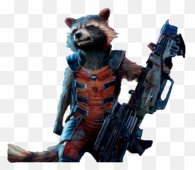 Rocket Raccoon Png Hd Image - Guardians Of The Galaxy Gun,Raccoon Png