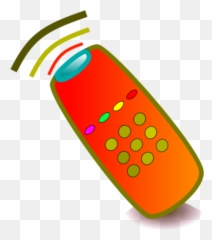 Television Remote Clipart - Cartoon Tv Png Full Icon