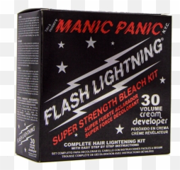 Flash Lightning Bleach Kit - 30 Volume Cream Developer Manic Panic Flash Lightning Png,Lightening Png