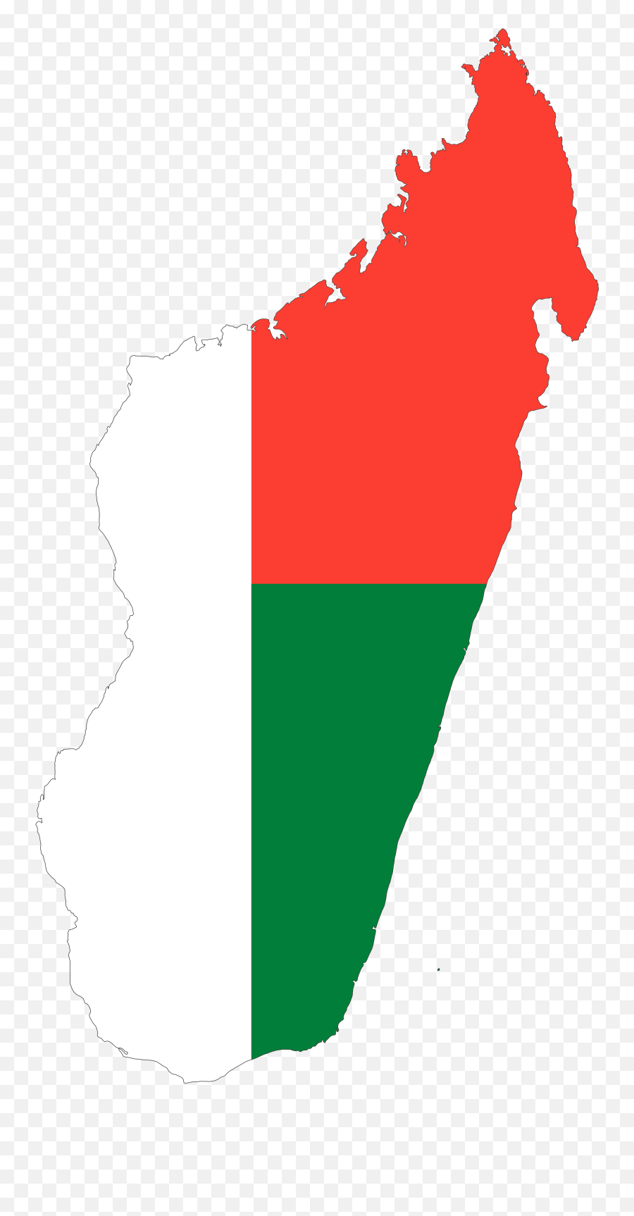 Madagascar Flag Map Of - Madagascar Flag Map Png,Flags Png