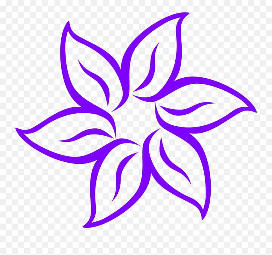 Purple Lily Png Svg Clip Art For Web - Download Clip Art Flower Png Black And White,Lily Png