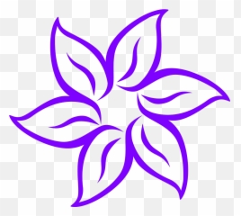 Purple Lily Png Svg Clip Art For Web - Download Clip Art Flower Png Black And White,Lily Png