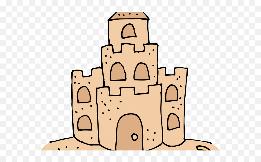 Download Draw A Sand Castle - Sand Castle Kid Drawing Png,Sand Castle Png