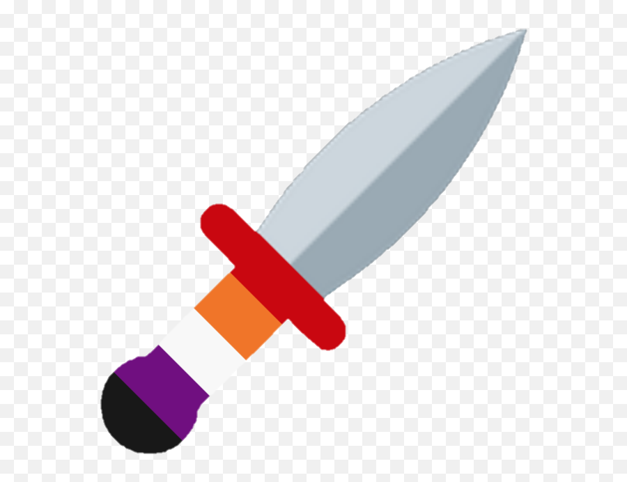Fuck Terfs More Pride Dagger Emojis - Throwing Knife Png,Knife Emoji Png