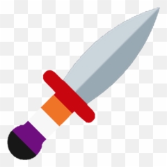 Fuck Terfs More Pride Dagger Emojis - Throwing Knife Png,Knife Emoji Png