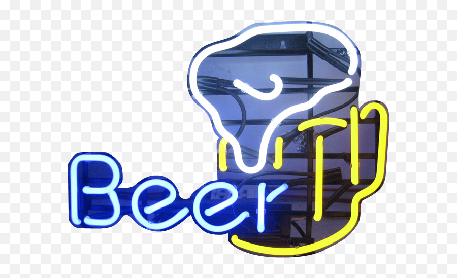 Beer Neon Signs - Neon Effect Man Cave And Brand Logo Neon Transparent Neon Bar Sign Png,Neon Lights Png