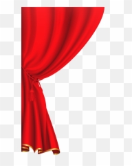 Red Png Light - Curtain Clipart