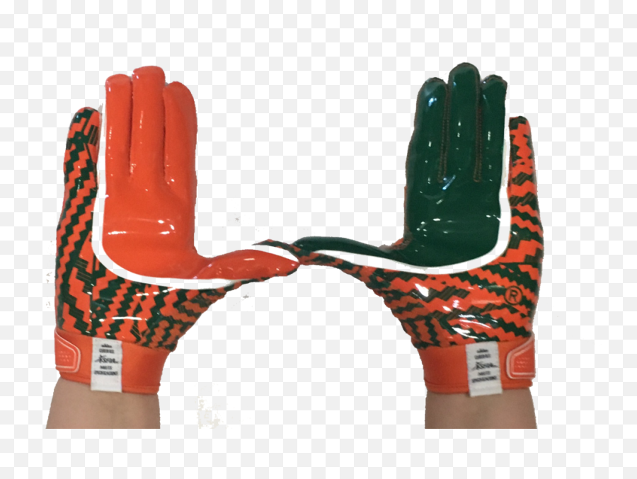 Miami Hurricanes Logo Png - Hurricane Football Gloves,Miami Hurricanes Logo Png