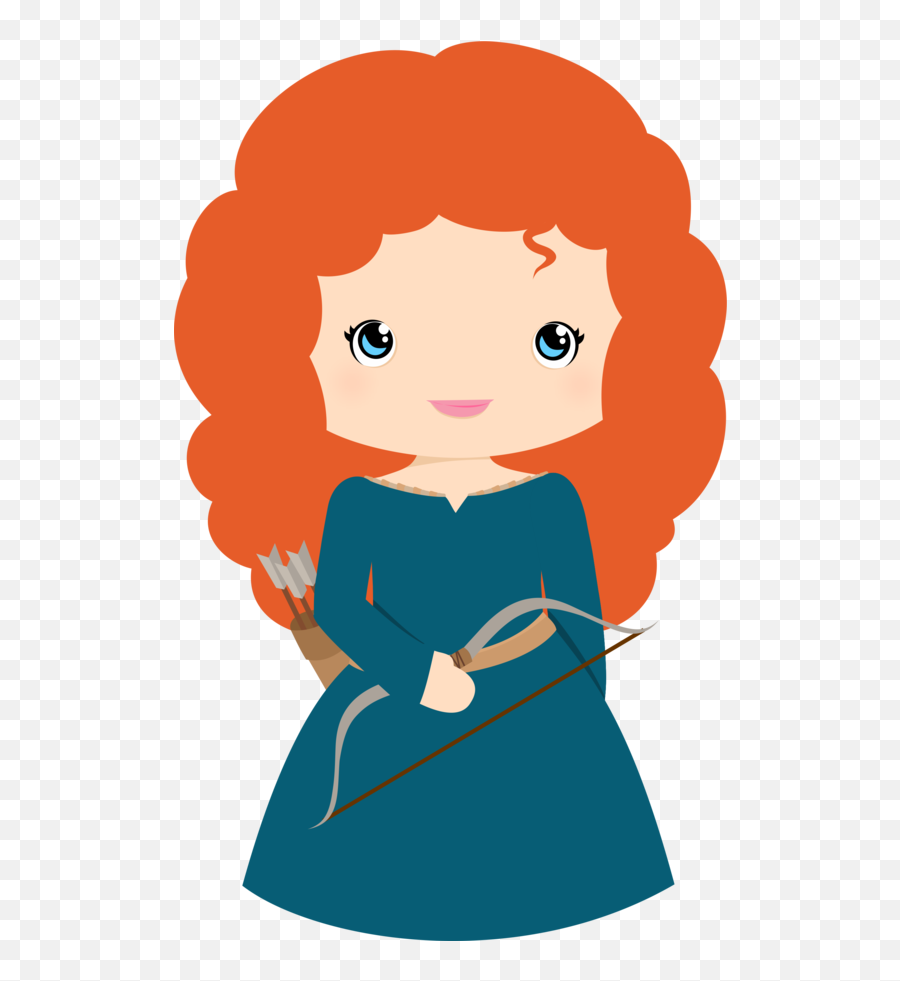 Pin By Angie Middleton - Png Cute Merida Clipart,Disney Character Png