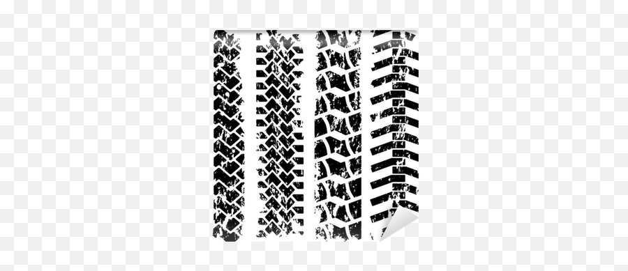 Tire Tracks Wall Mural U2022 Pixers - We Live To Change Bicycle Tyre Tread Patterns Png,Tire Tracks Png