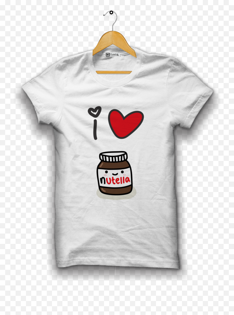 I Love Nutella - Cluesstyle Love Nutella T Shirt Png,Nutella Png