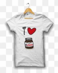 I Love Nutella - Cluesstyle Love Nutella T Shirt Png,Nutella Png