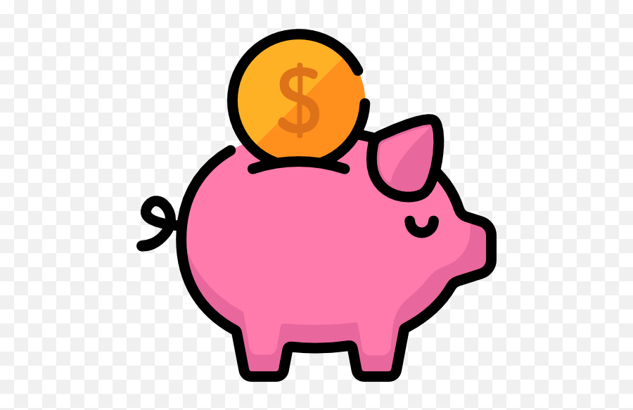 Piggy Bank - Piggy Bank Icon Vector Png,Piggy Bank Transparent Background