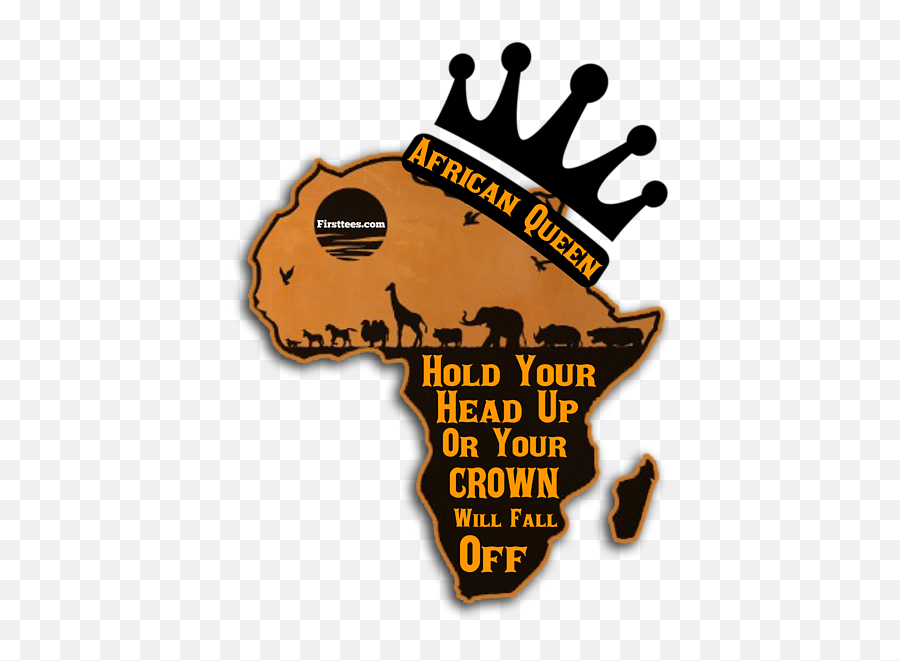 African Queen Transparent - Redrawn Map Of Africa Png,Queen Png