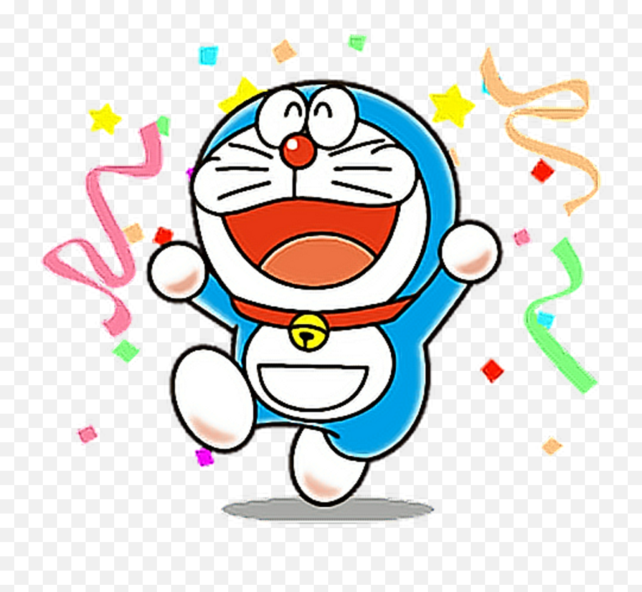 Download Doraemon Transparent Collage - Doraemon Animated Png,Party Png