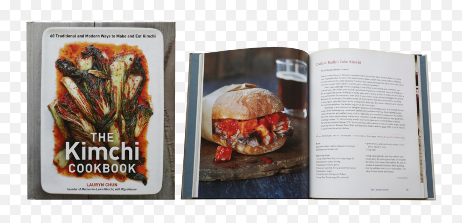 Food Book The Kimchi Cookbook By Lauryn Chun South China - King Crab Png,Kimchi Png