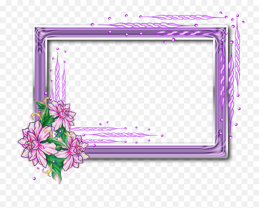 Png Frame With Flowers - Hình Hoa File Png,X Transparent Background