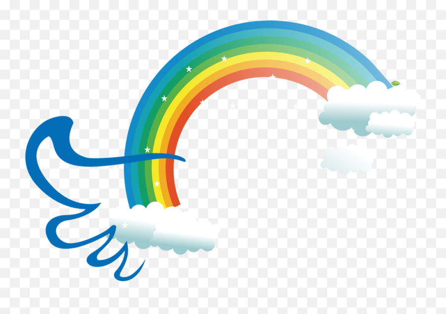 1276 Transprent Png Free - Png Cartoons Rainbows,Cartoon Rainbow Png