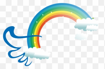 1276 Transprent Png Free - Png Cartoons Rainbows,Cartoon Rainbow Png