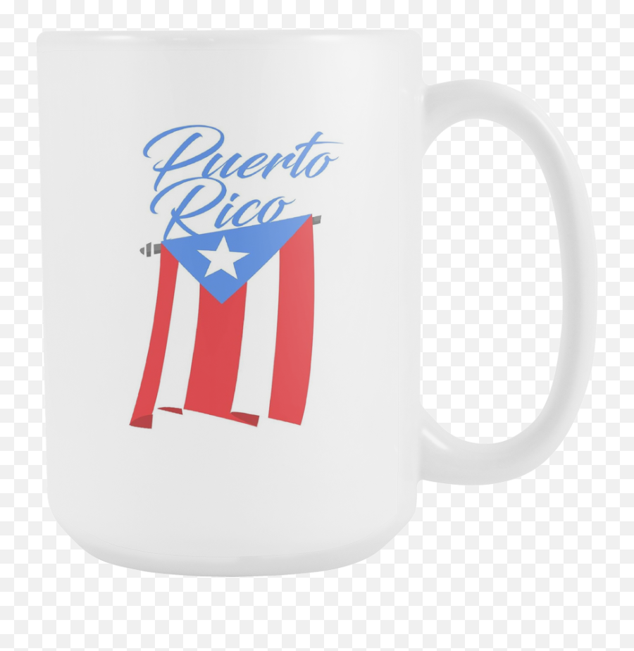 Big Puerto Rican Flag - Mug Serveware Png,Puerto Rican Flag Png