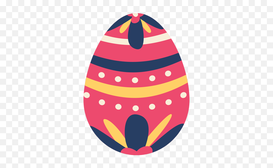 Easter Egg Flower Pattern Spot - Egg Easter Vector Png,Easter Eggs Transparent Background