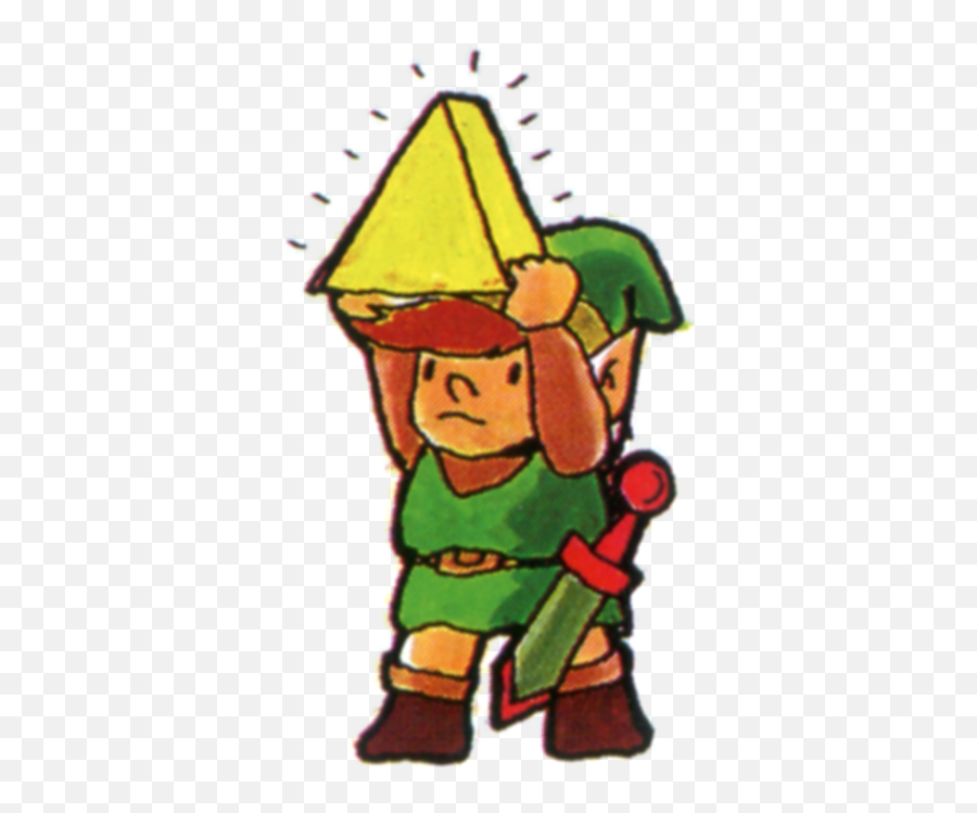 Link - Link Holding Up A Triforce Piece Zelda Dungeon Gallery Link The Legend Of Zelda 1 Png,Triforce Logo