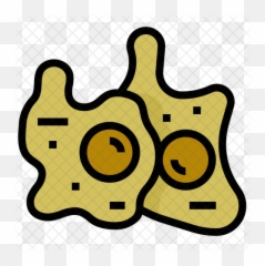 Tumor Cell Icon Of Colored Outline - Png