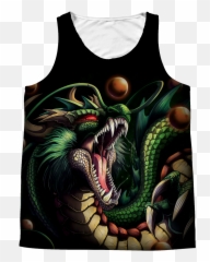 Download Super Saiyan Shenron 1 Sided 3d Tank Top T Shirt - Realistic Shenron Dragon Png,Shenron Png